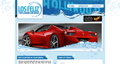 Desktop Screenshot of losfelizcarwash.com