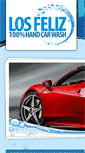 Mobile Screenshot of losfelizcarwash.com